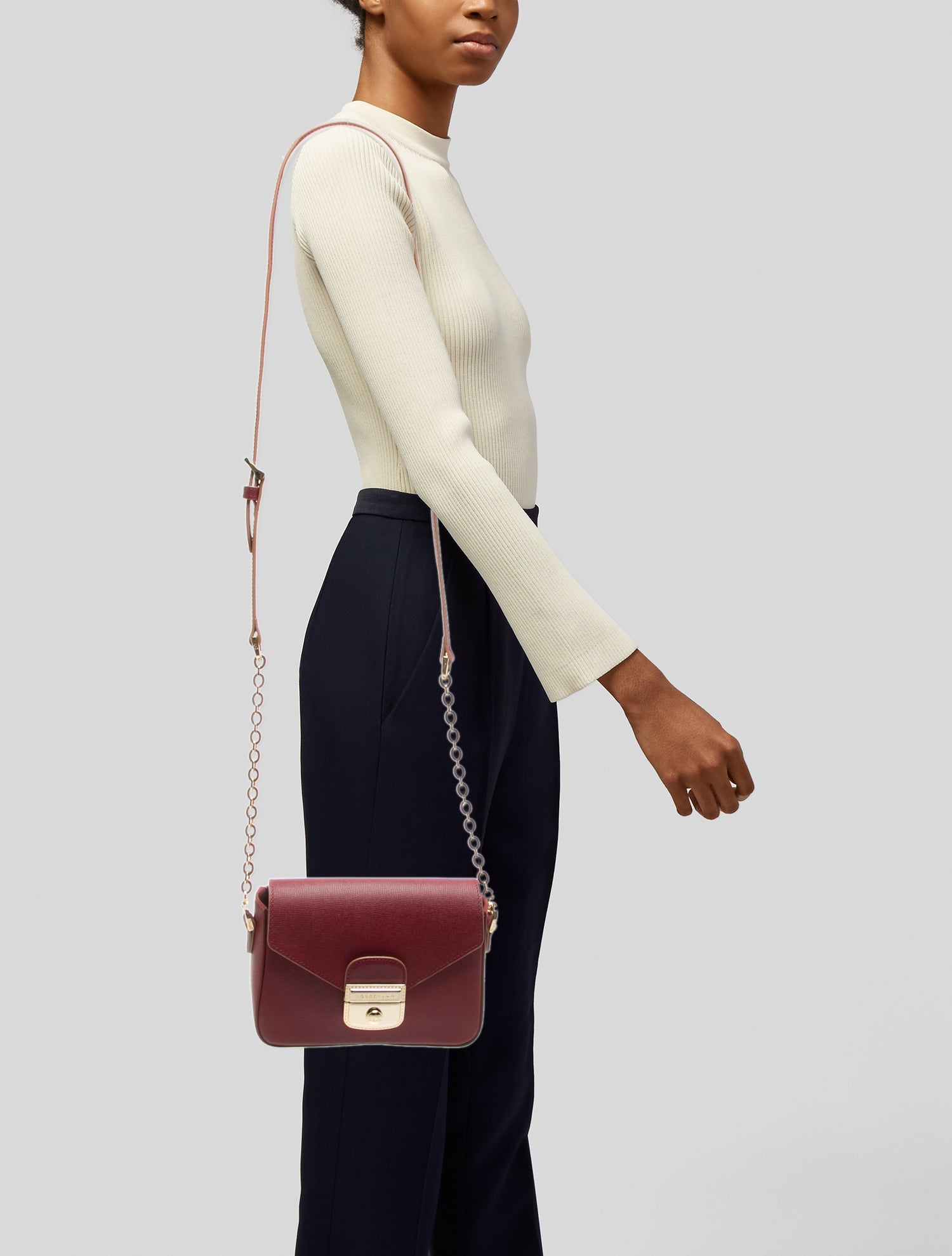 Longchamp Leather Shoulder Bag
