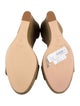 Longchamp Suede Leather Trim Embellishment Espadrilles