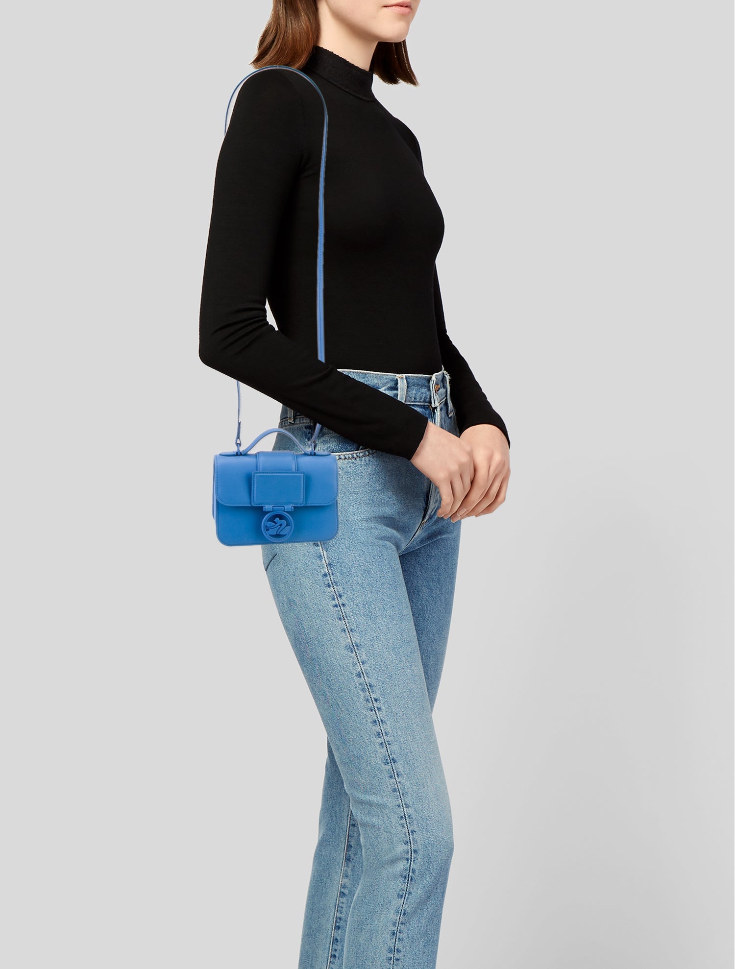 Longchamp Leather Box Trot XS