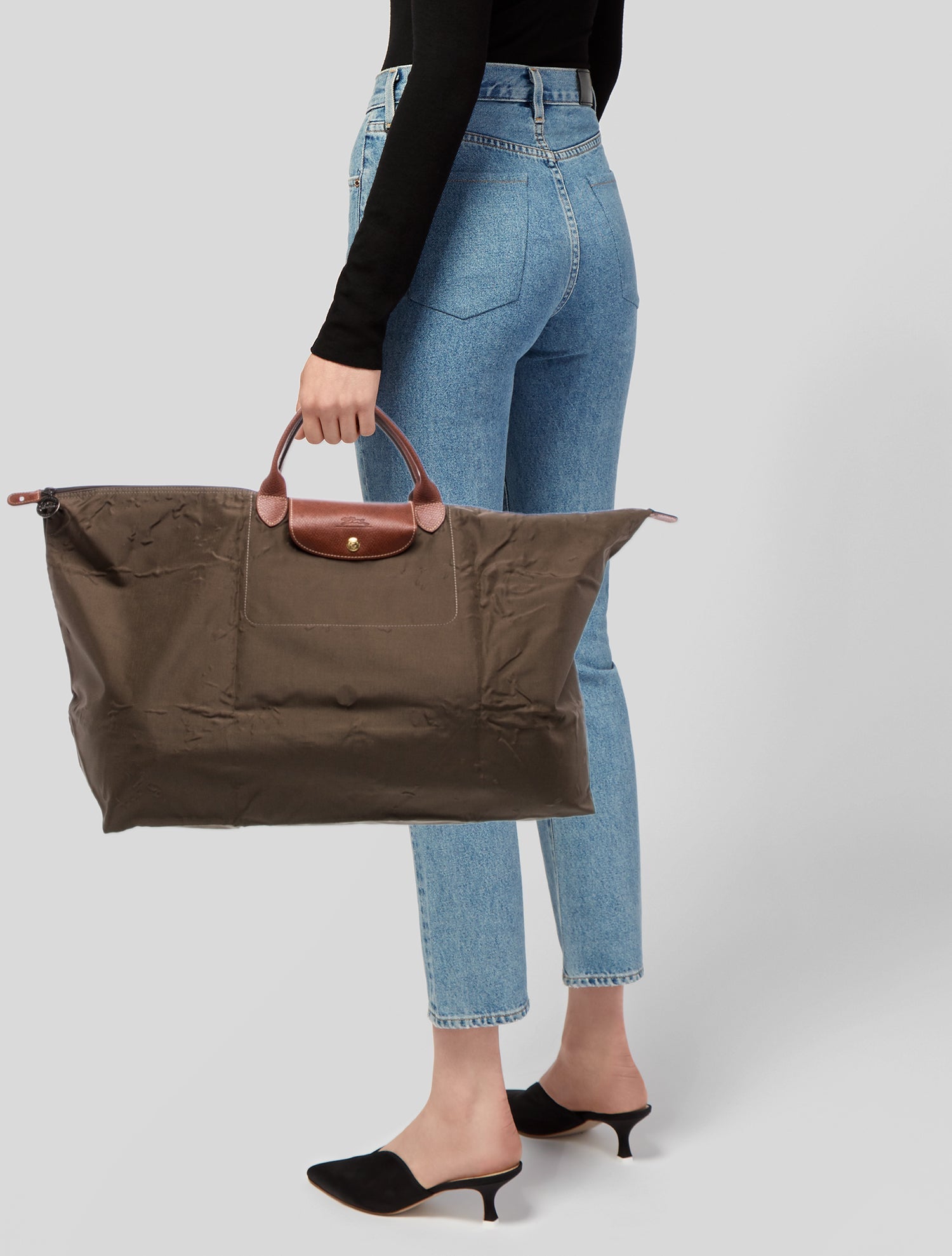 Longchamp Nylon Weekender Bag