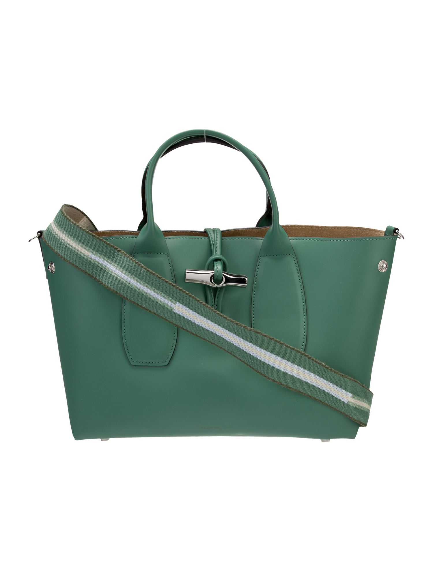 Longchamp Vegan Leather Top Handle Bag