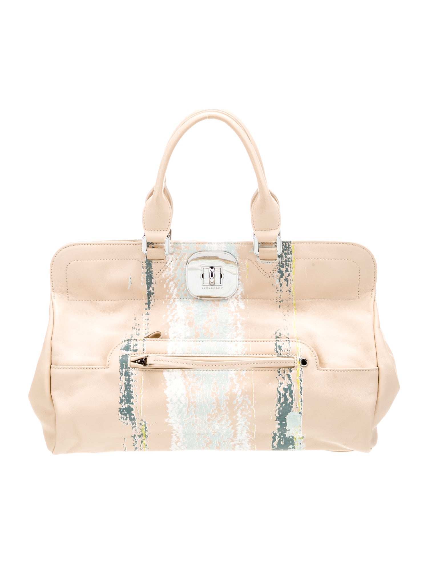 Longchamp Leather Top Handle Bag