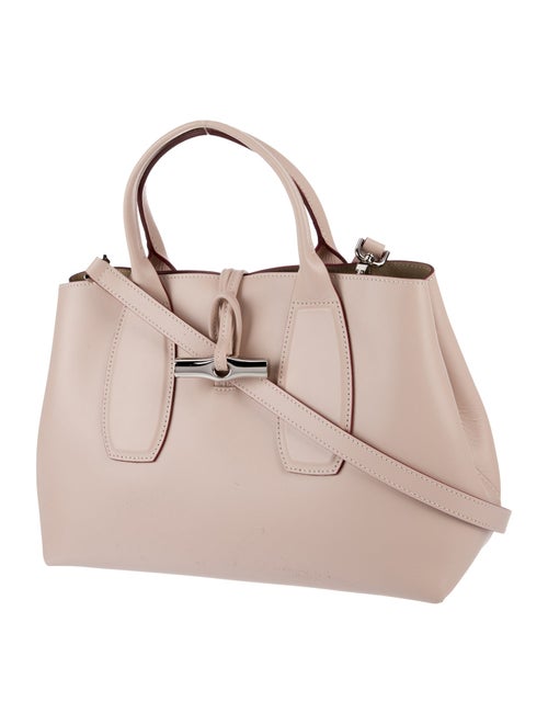 Longchamp Leather Top Handle Bag