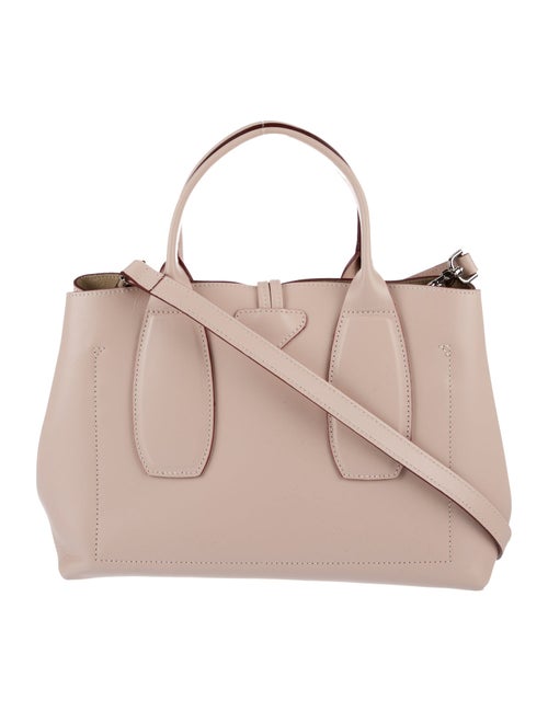 Longchamp Leather Top Handle Bag