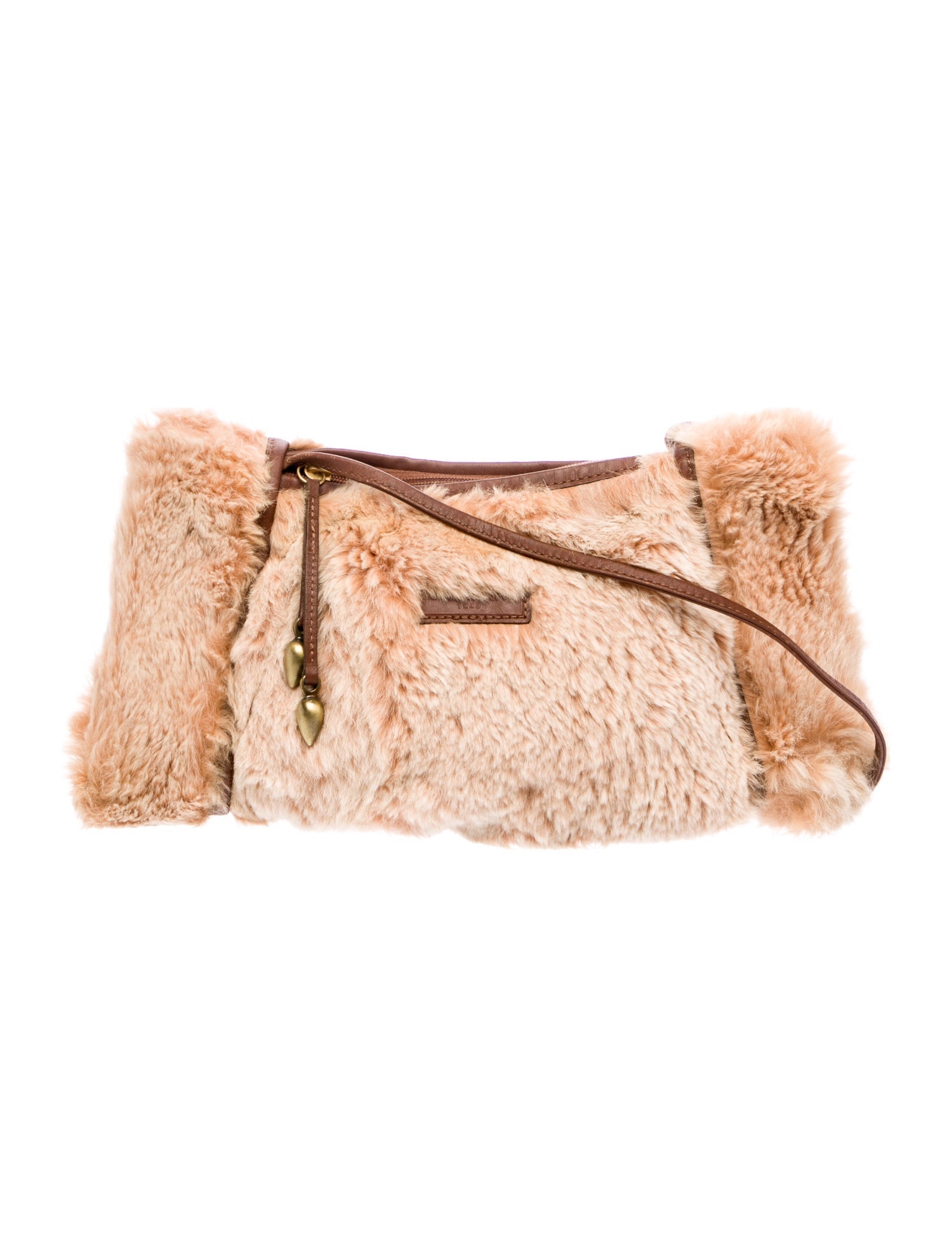 Longchamp Fur Muffler Crossbody Bag Small