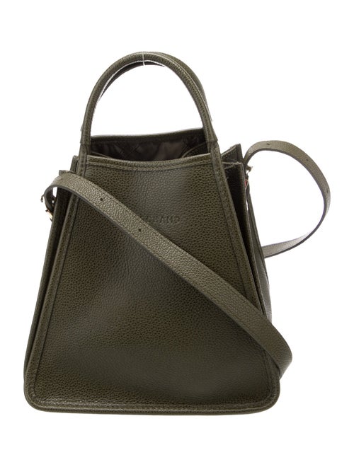 Longchamp Leather Bucket Bag