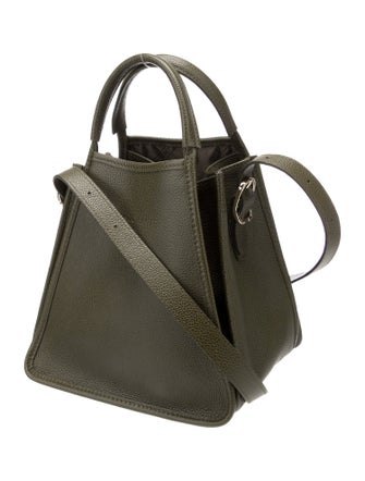 Longchamp Leather Bucket Bag