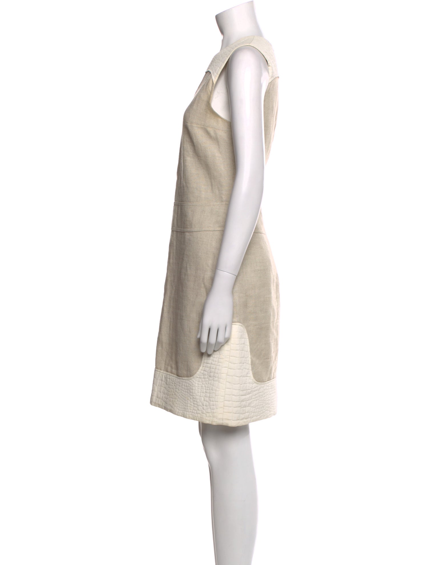 Longchamp Linen Knee-Length Dress