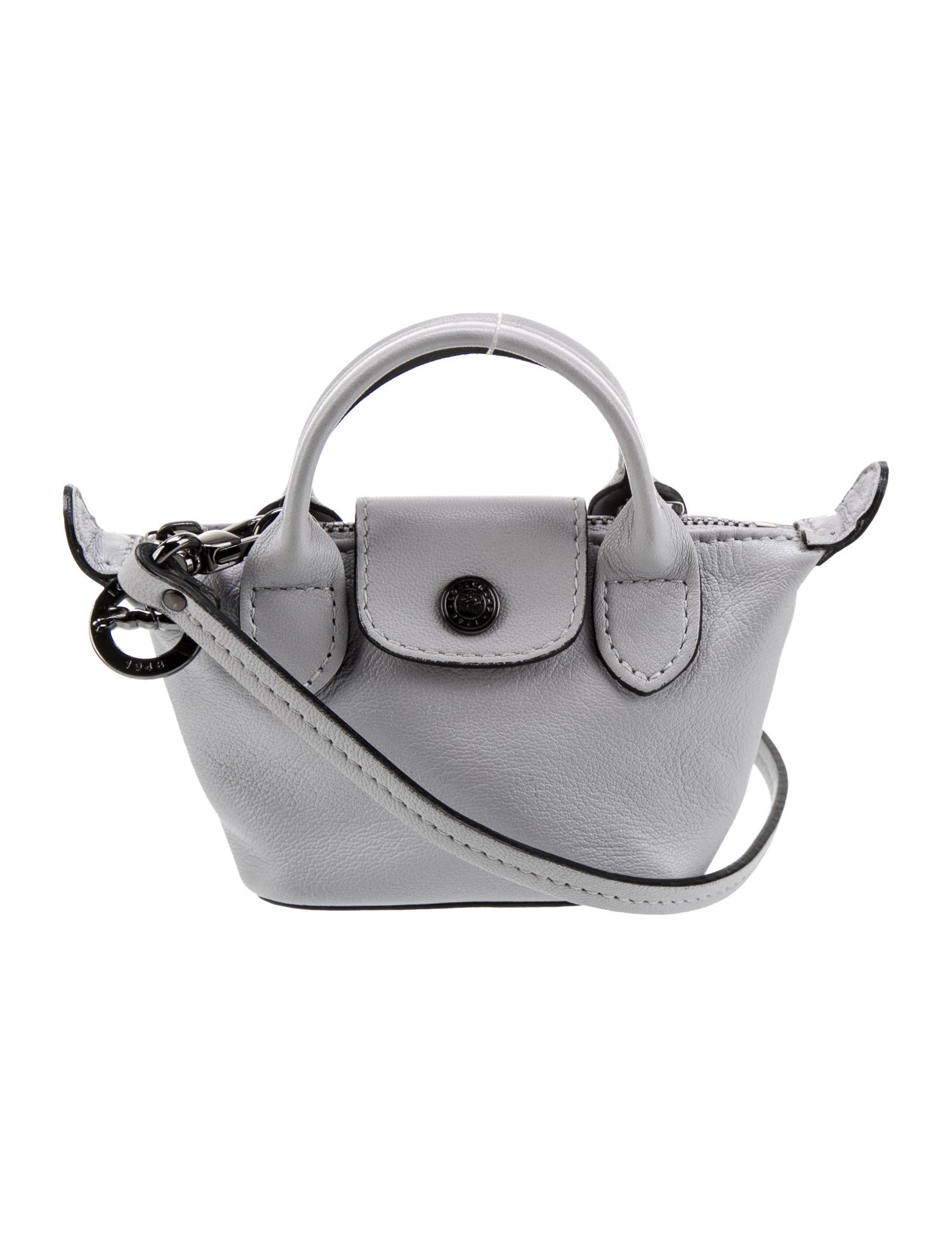Longchamp Leather Bucket Bag