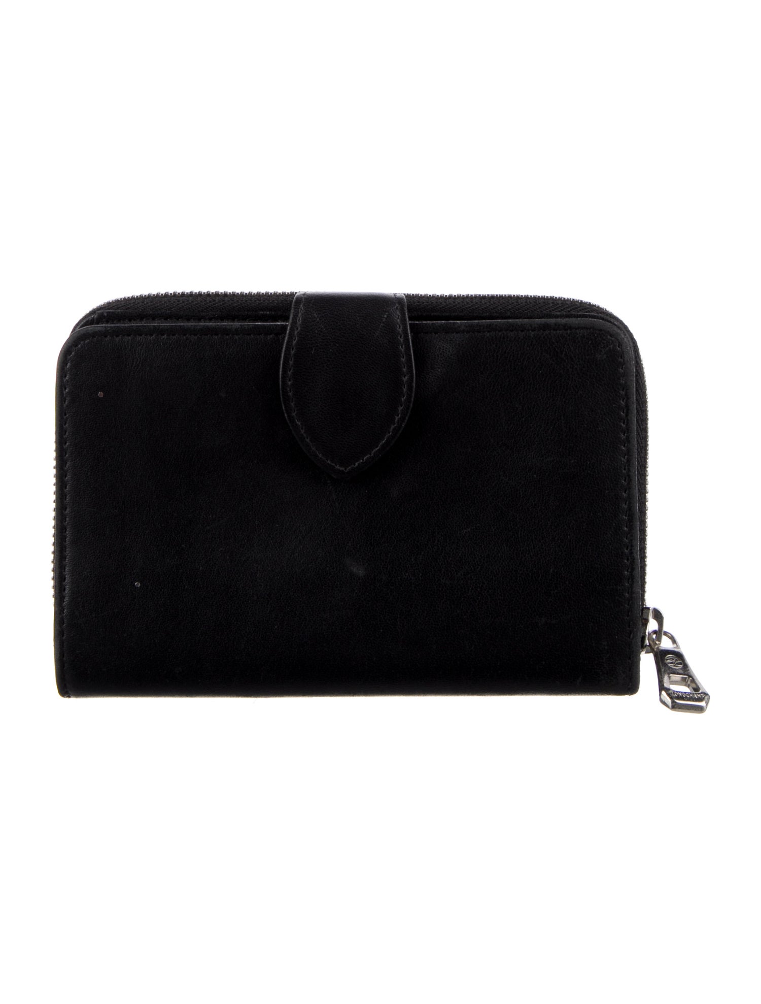 Longchamp Vintage Leather Compact Wallet