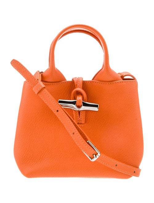 Longchamp Leather Top Handle Bag