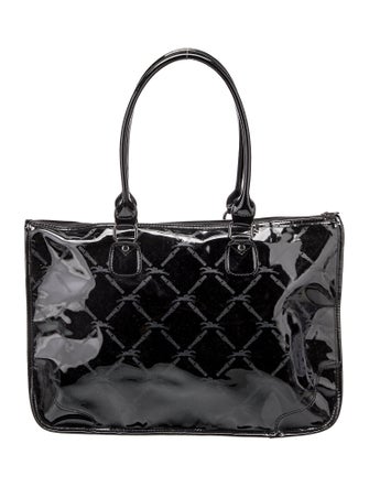 Longchamp Patent Leather Shoulder Bag