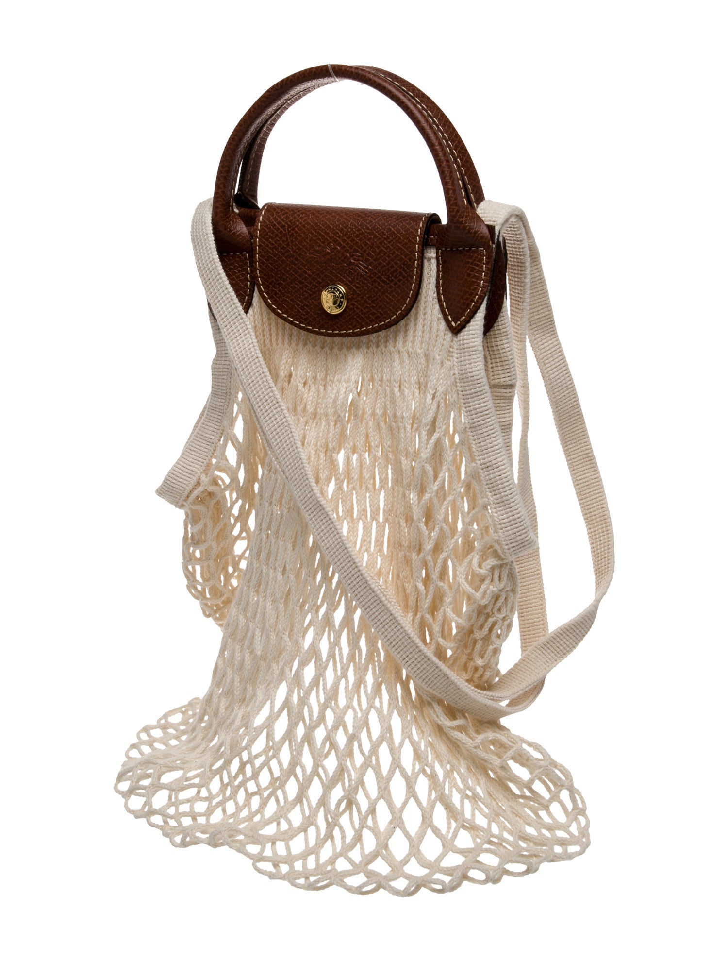 Longchamp Leather Shoulder Bag Medium