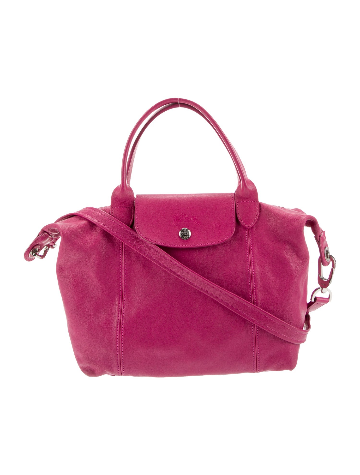 Longchamp Leather Top Handle Bag
