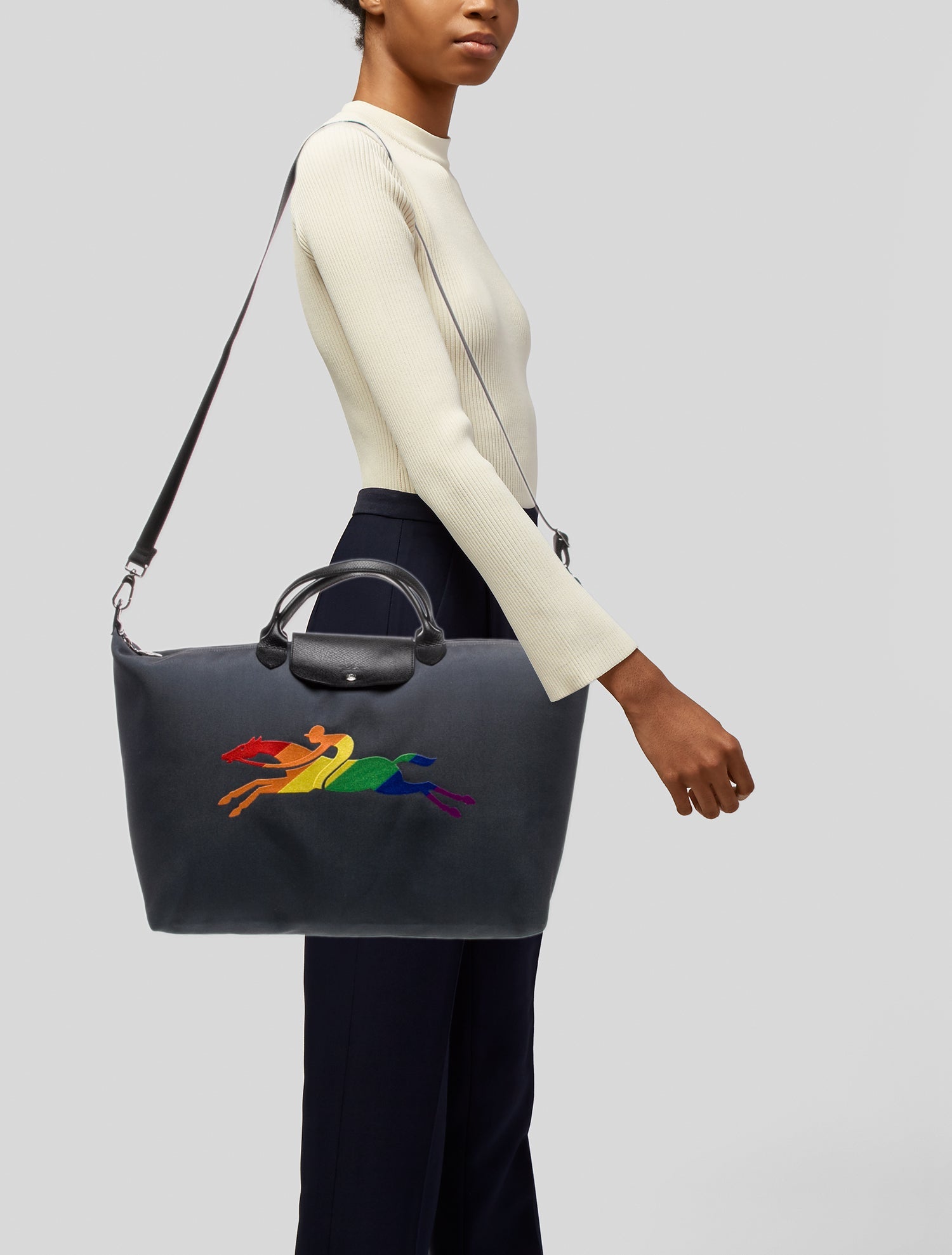 Longchamp Nylon Weekender Bag