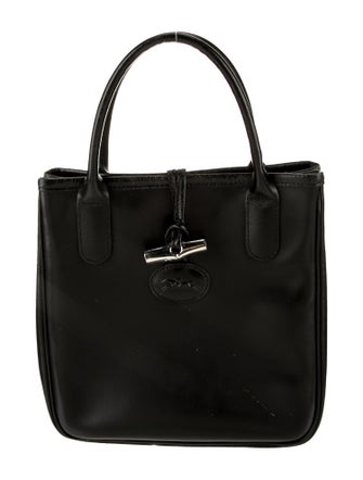 Longchamp Leather Top Handle Bag