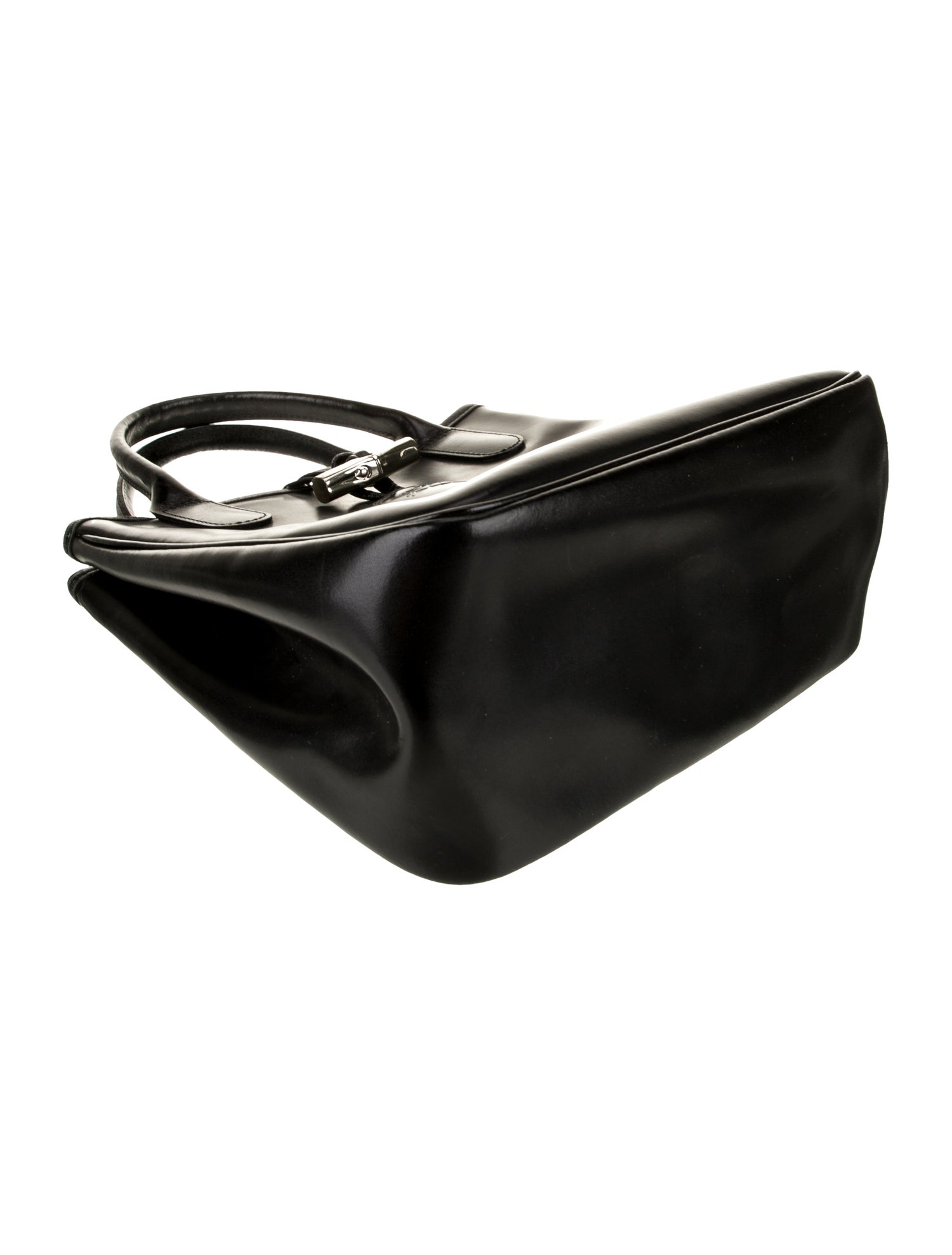 Longchamp Leather Top Handle Bag