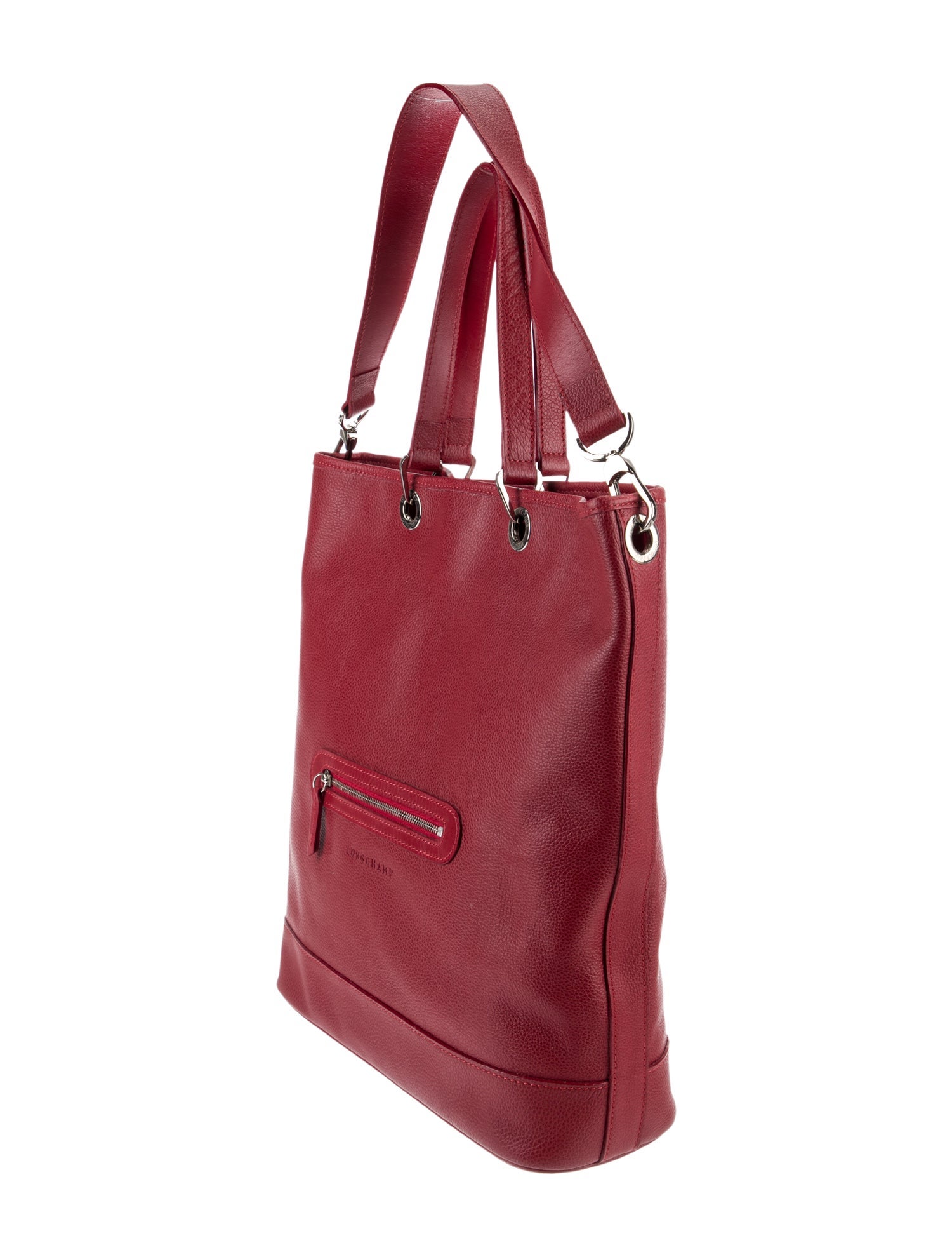 Longchamp Leather Bucket Bag