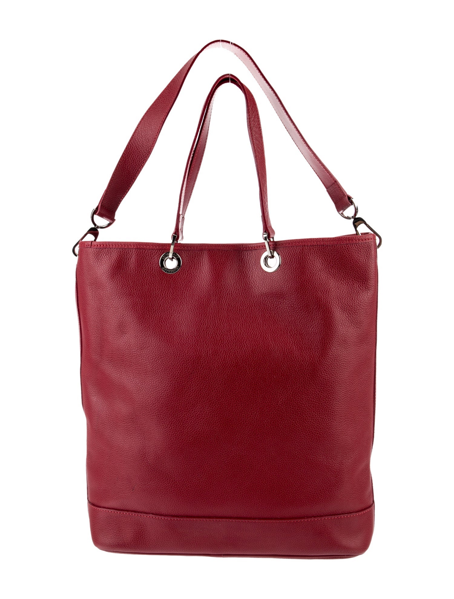 Longchamp Leather Bucket Bag