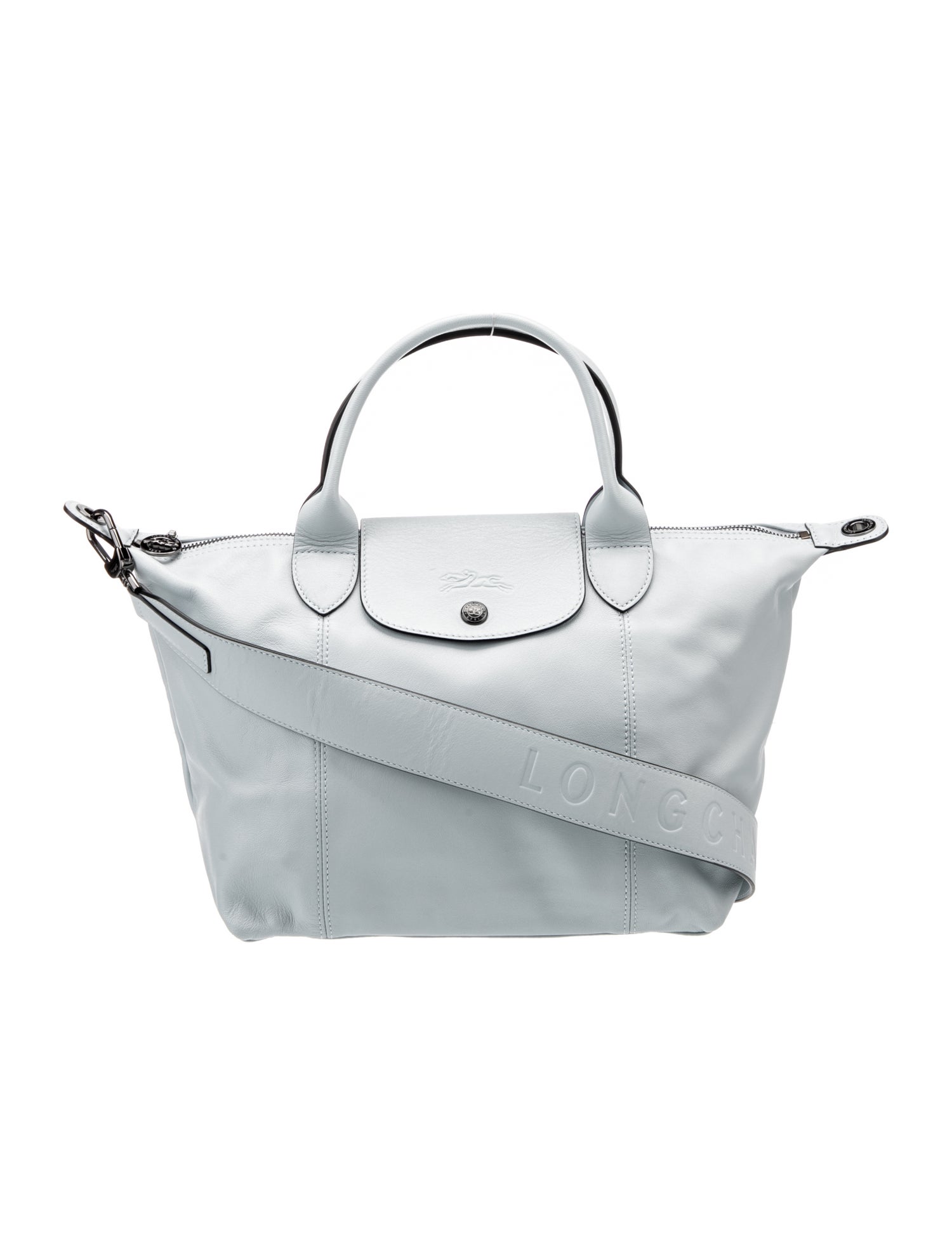 Longchamp Leather Top Handle Bag