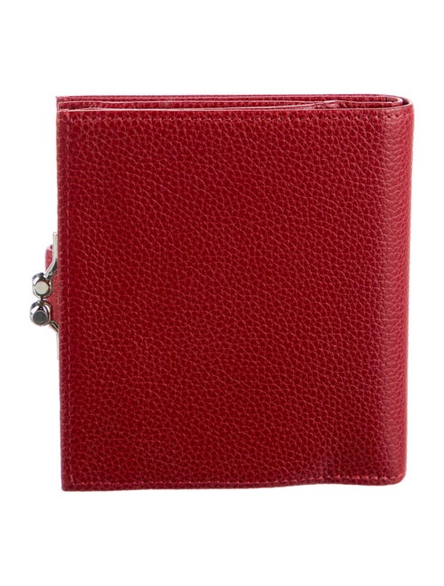 Longchamp Le Foulonne Compact French Leather Compact Wallet