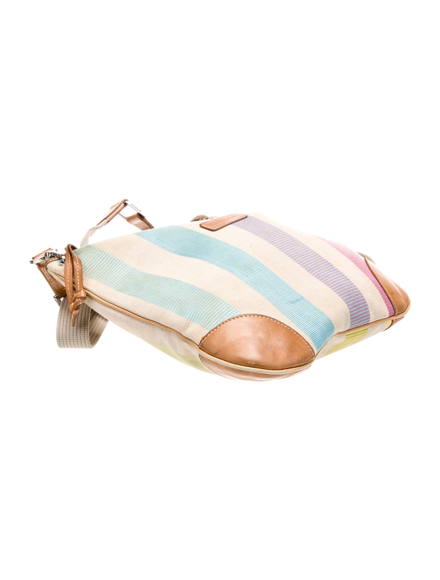 Longchamp Canvas Messenger Bag