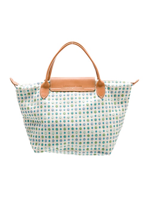 Longchamp Canvas Top Handle Bag