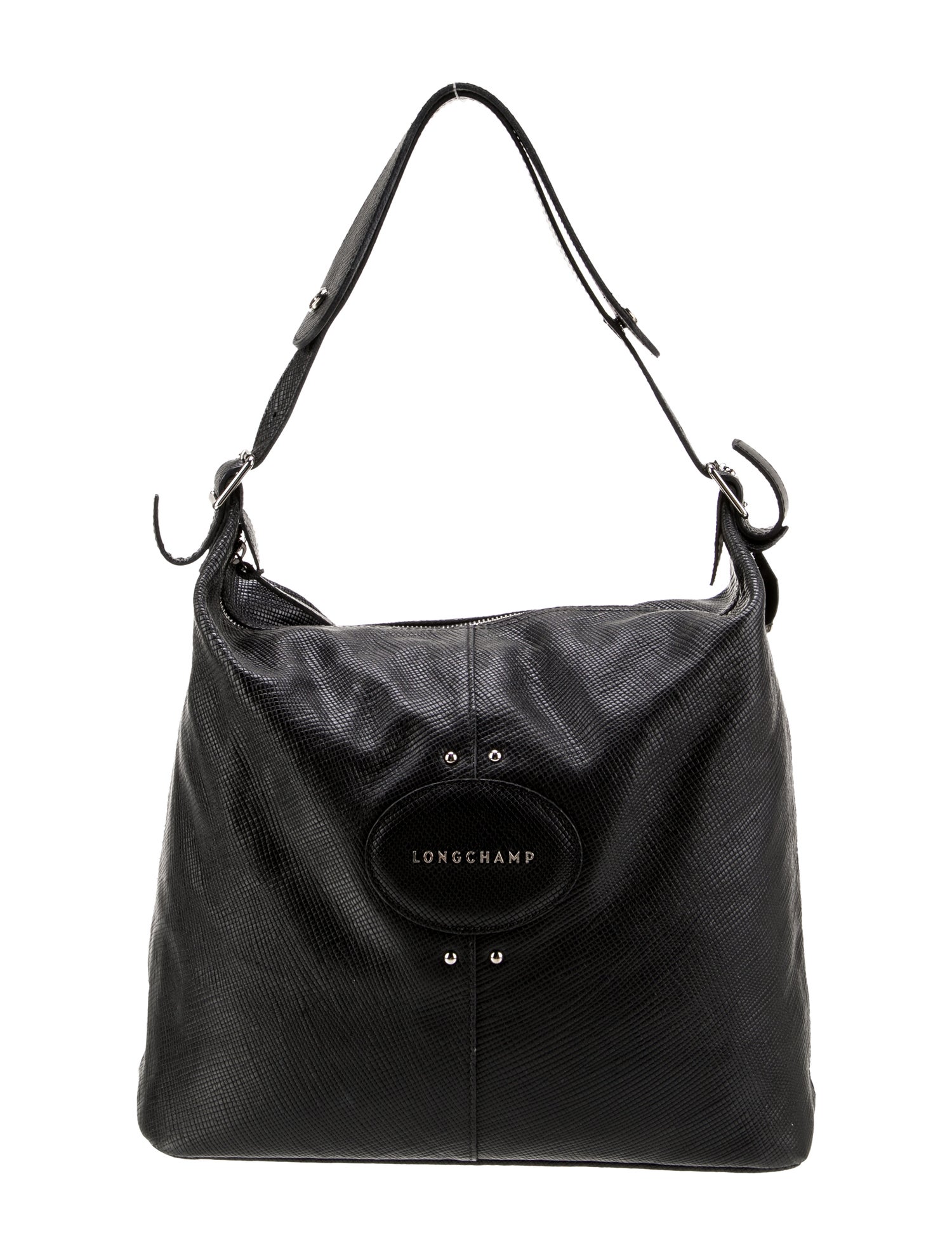 Longchamp Leather Le Pliage Quadri