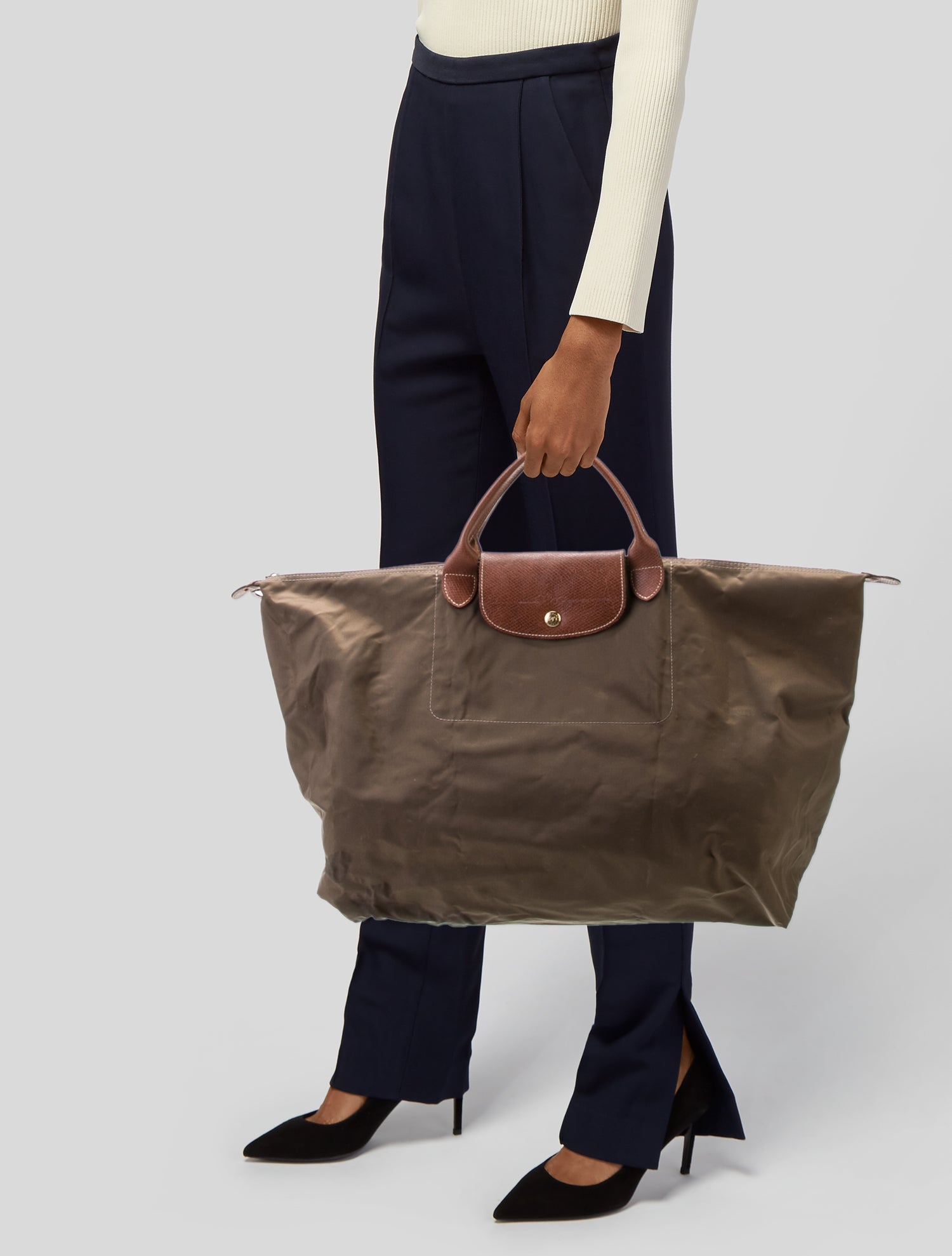Longchamp Nylon Weekender Bag