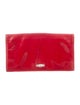 Longchamp Patent Leather Printed Wallet
