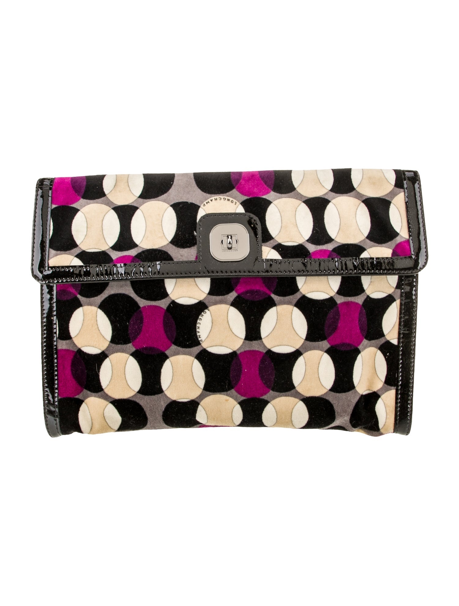Longchamp Velvet Clutch