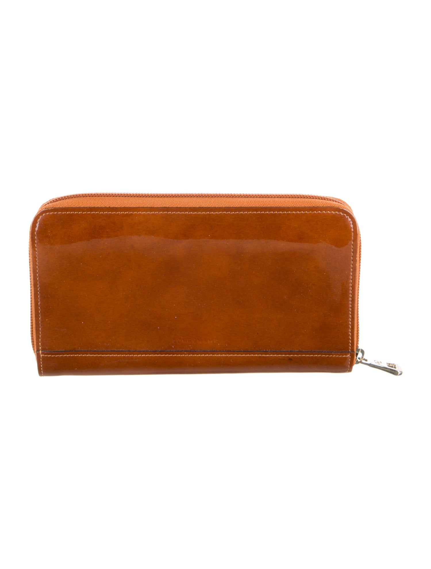Longchamp Patent Leather Continental Wallet