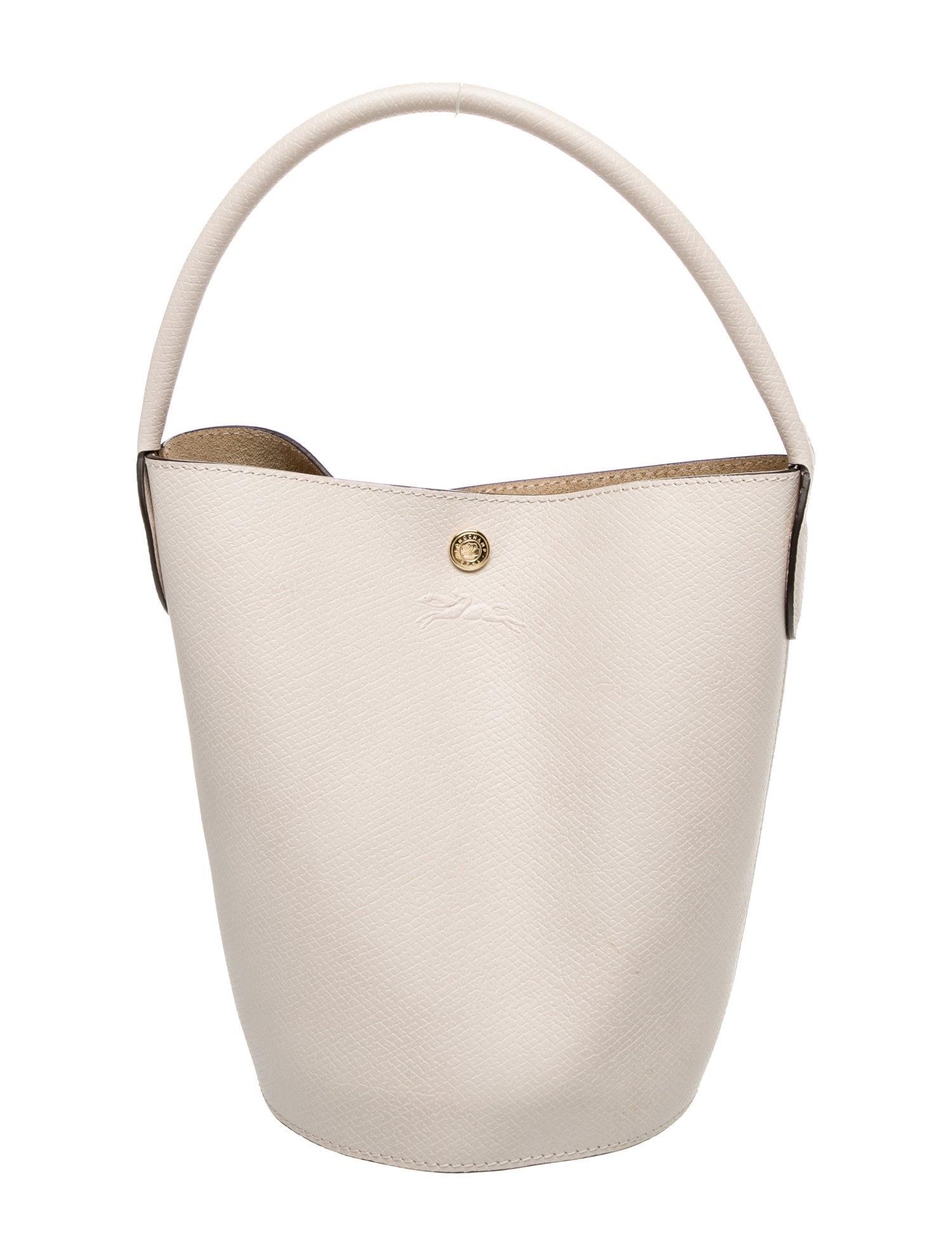 Longchamp Leather Bucket Bag