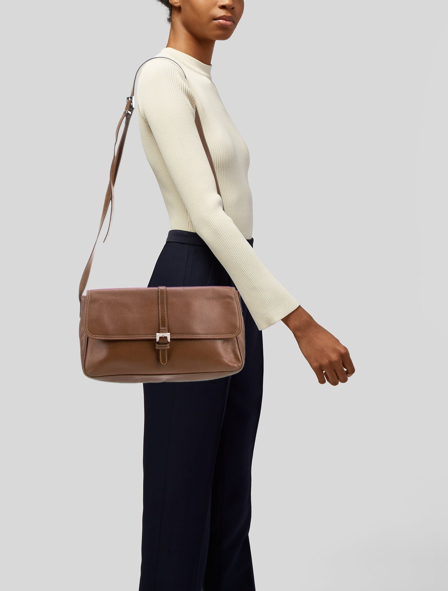 Longchamp Leather Crossbody Bag