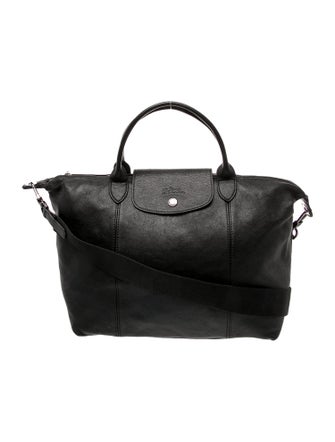 Longchamp Leather Top Handle Bag