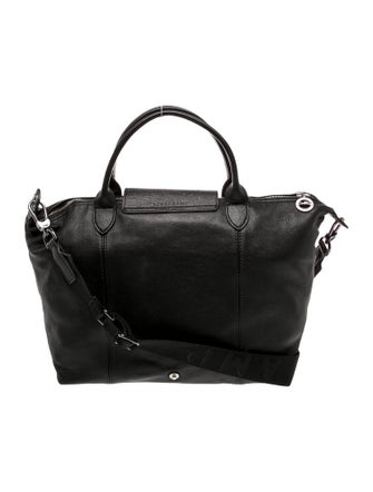 Longchamp Leather Top Handle Bag