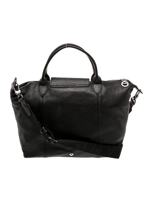 Longchamp Leather Top Handle Bag