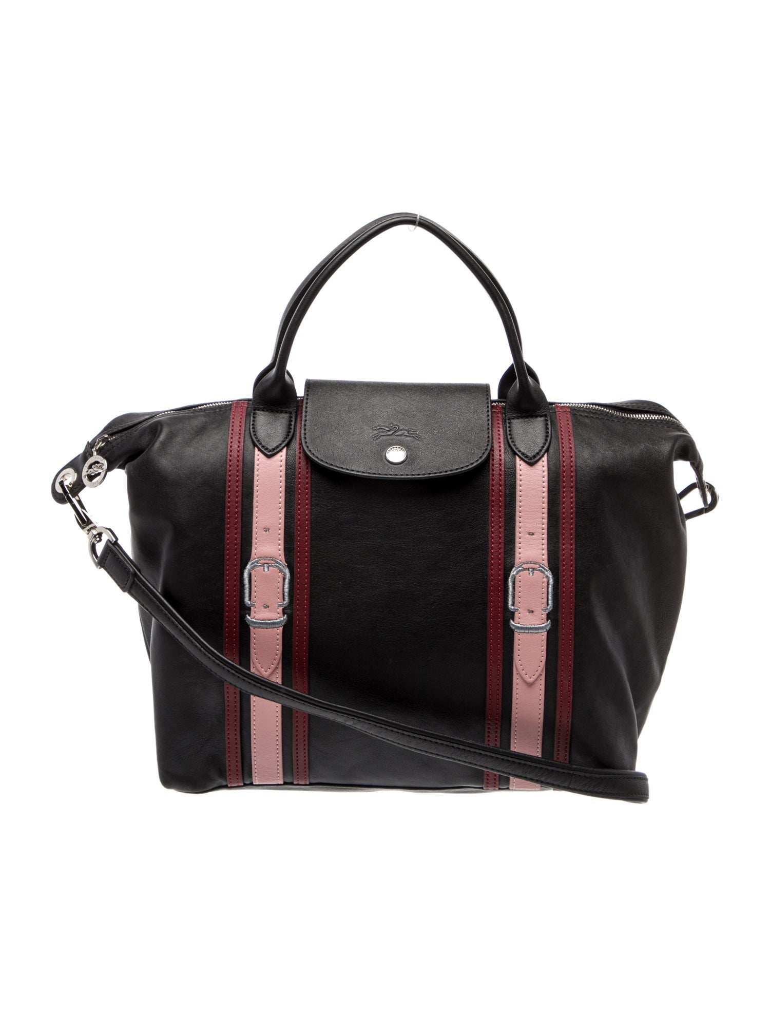 Longchamp Leather Top Handle Bag