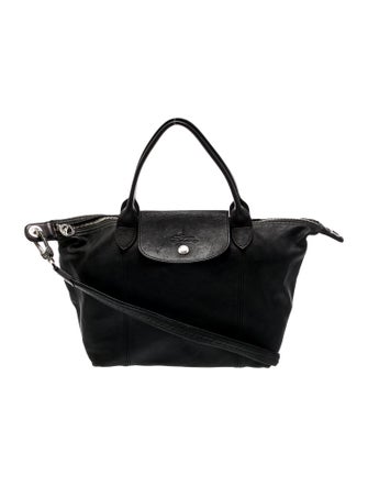 Longchamp Leather Top Handle Bag
