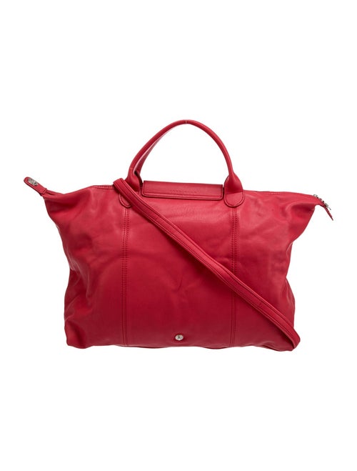 Longchamp Leather Top Handle Bag