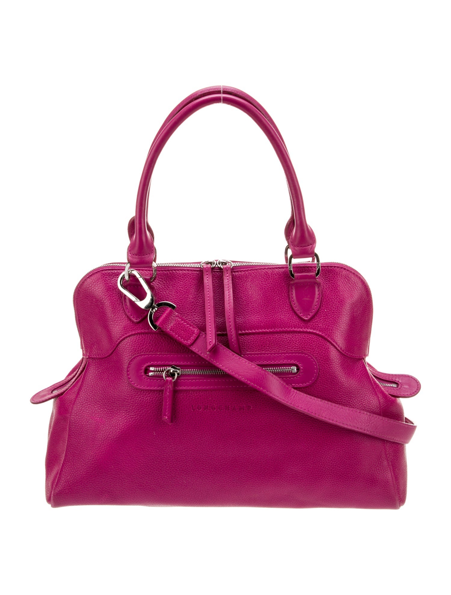 Longchamp Leather Top Handle Bag Vintage