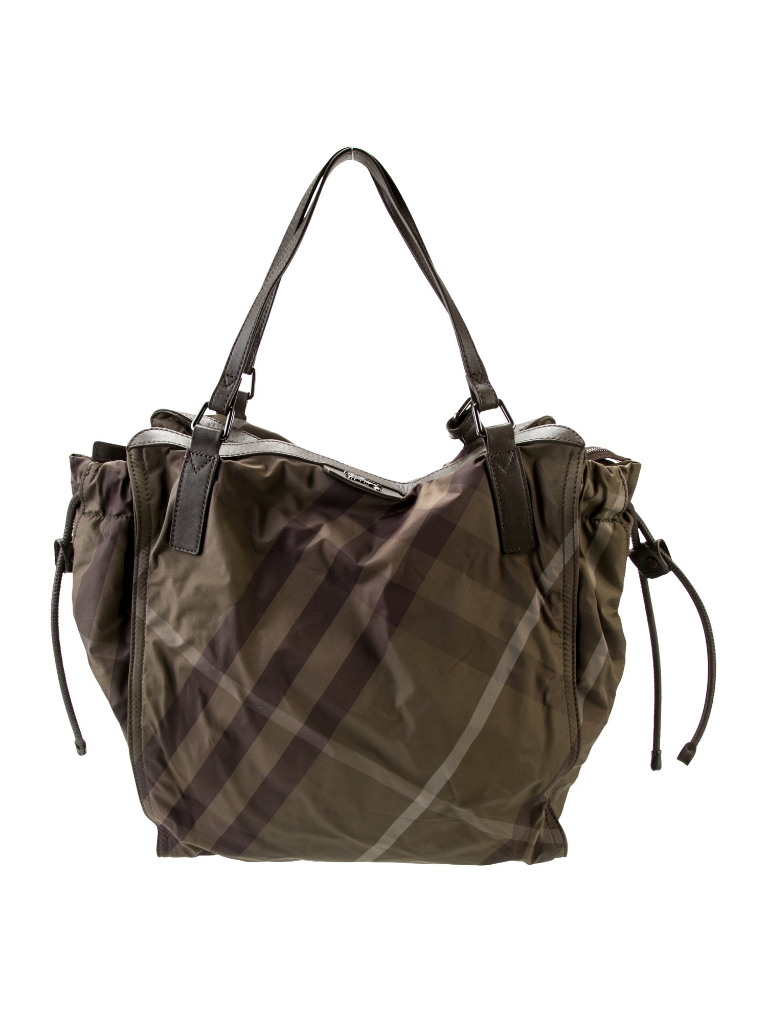 Burberry Nylon Top Handle Bag