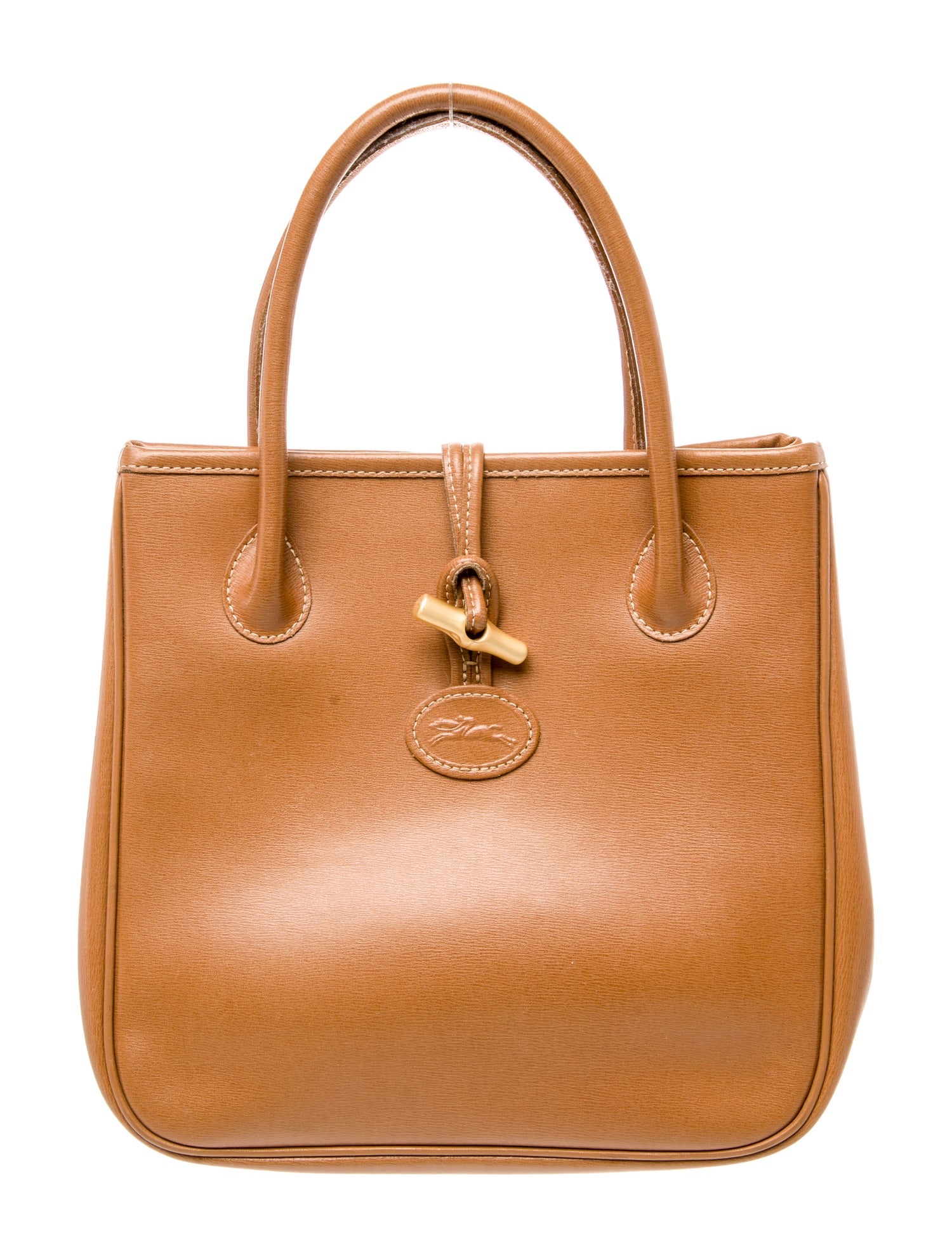 Longchamp Leather Top Handle Bag