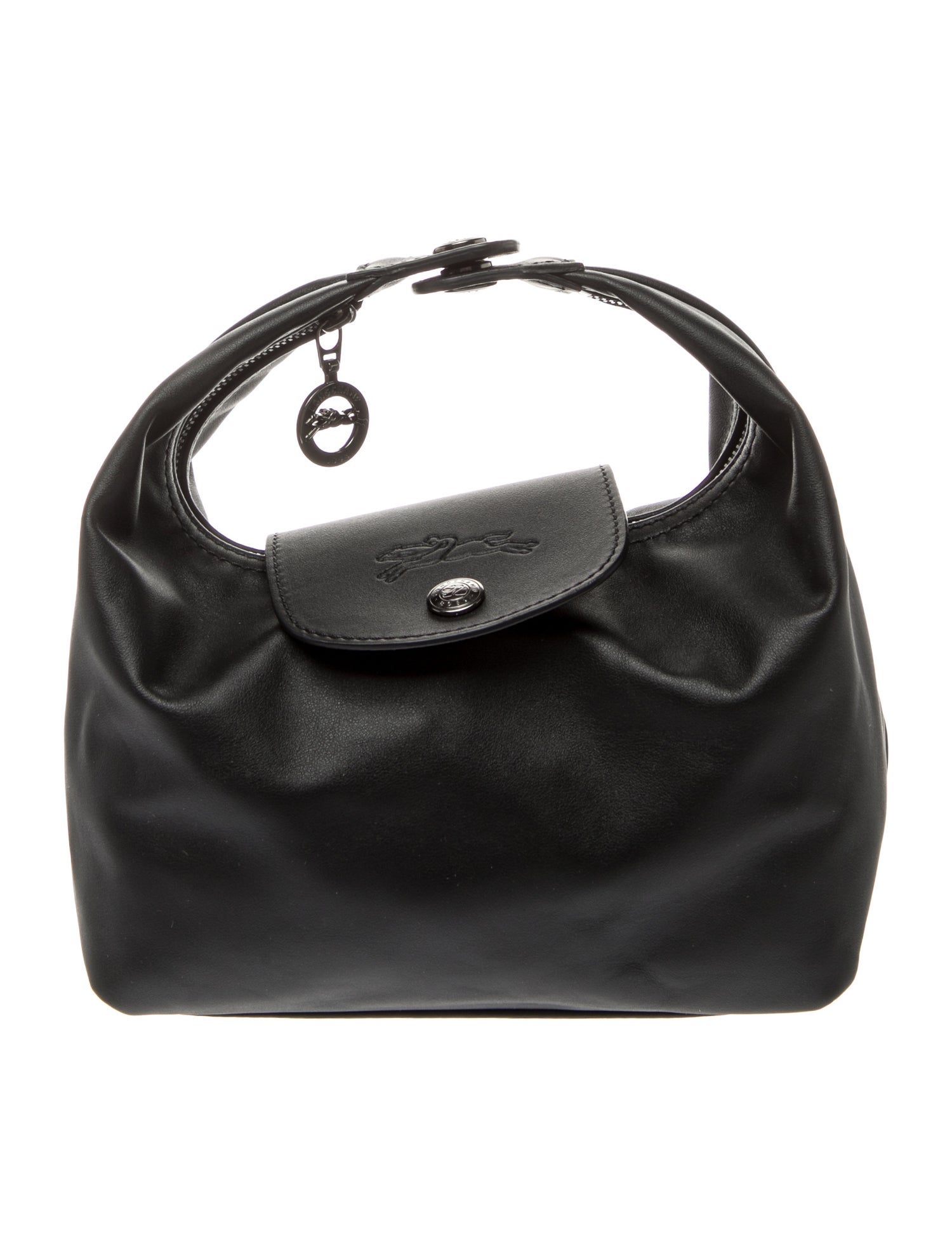 Longchamp Leather Top Handle Bag