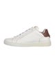 Longchamp Leather Colorblock Pattern Sneakers