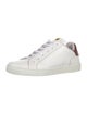 Longchamp Leather Colorblock Pattern Sneakers