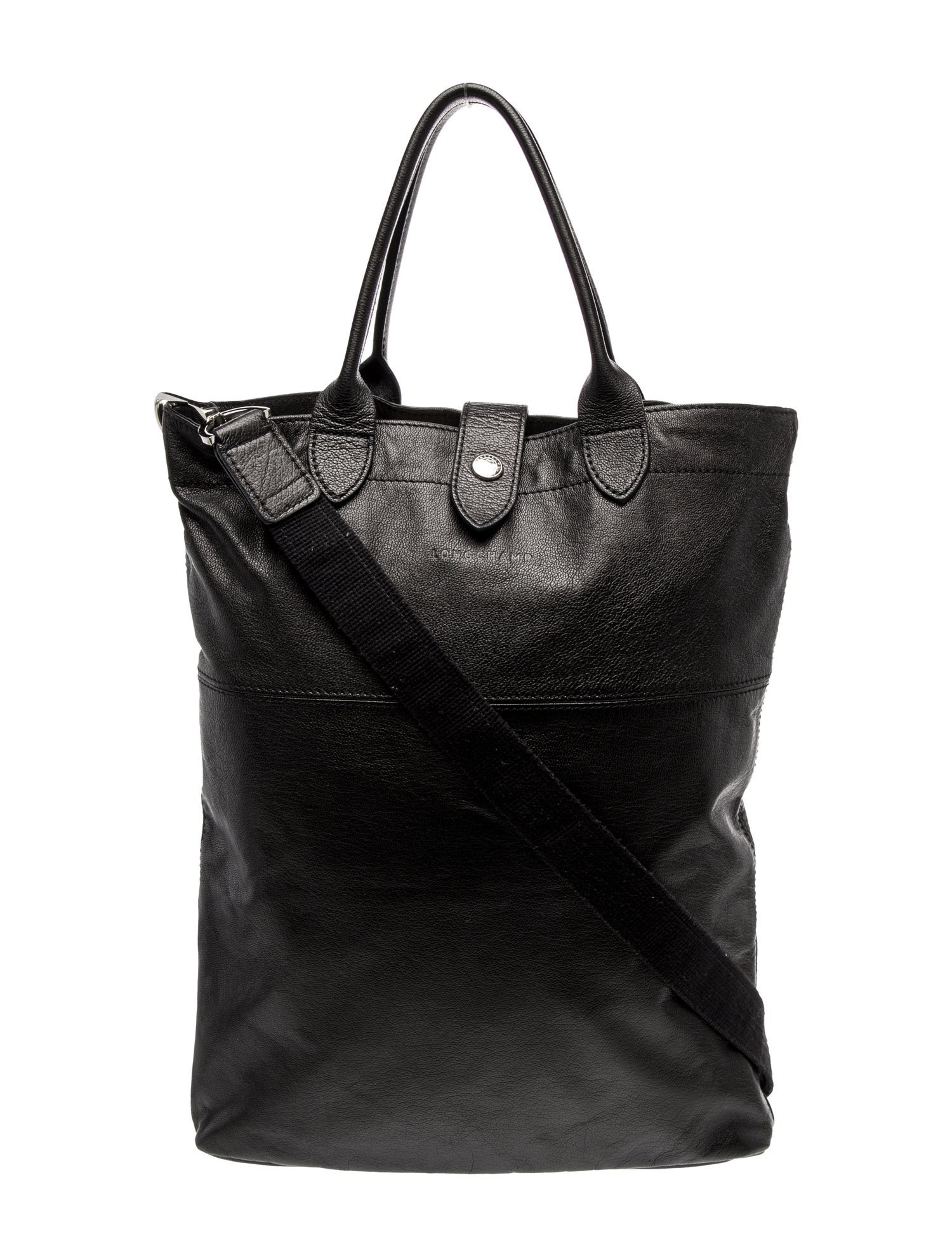 Longchamp Leather Bucket Bag