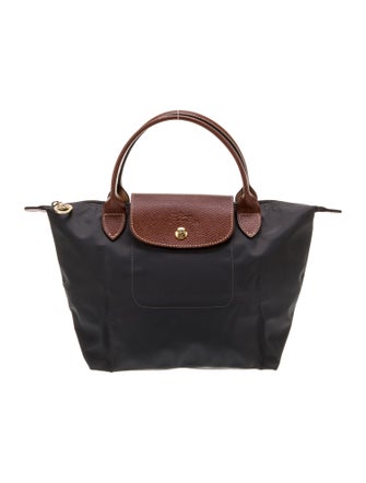 Longchamp Nylon Top Handle Bag