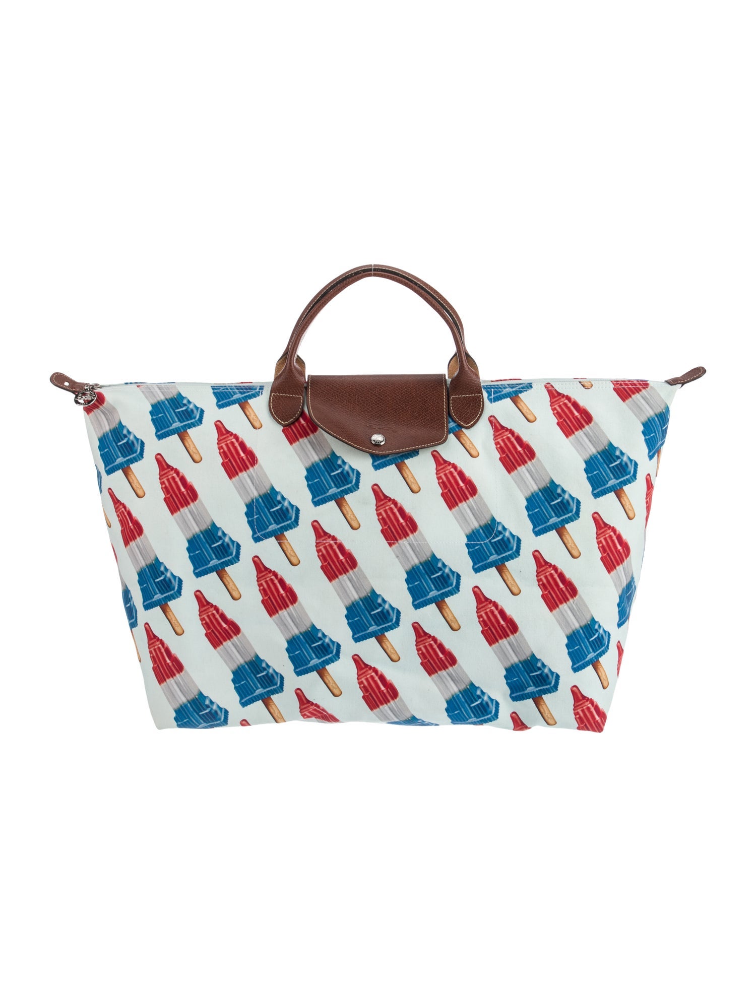 Longchamp Canvas Weekender Bag