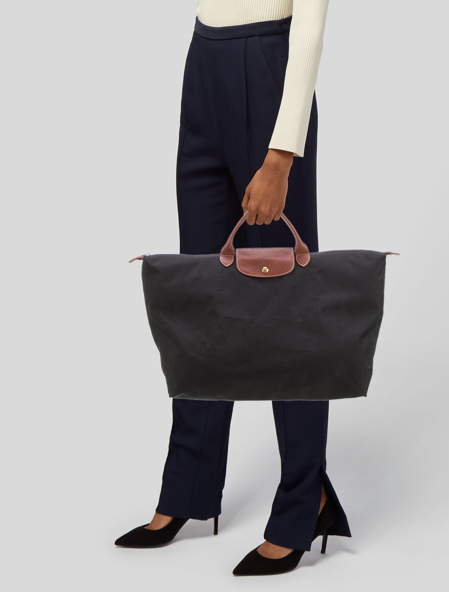 Longchamp Nylon Weekender Bag